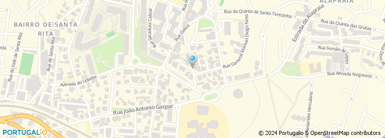 Mapa de Associacão dos Antigos Alunos Salesianos do Estoril