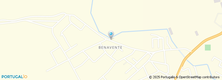 Mapa de Associação dos Bombeiros Voluntários de Benavente