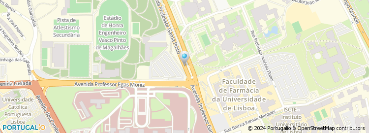 Mapa de Associação dos Estudantes da Faculdade de Farmácia da Universidade de Lisboa