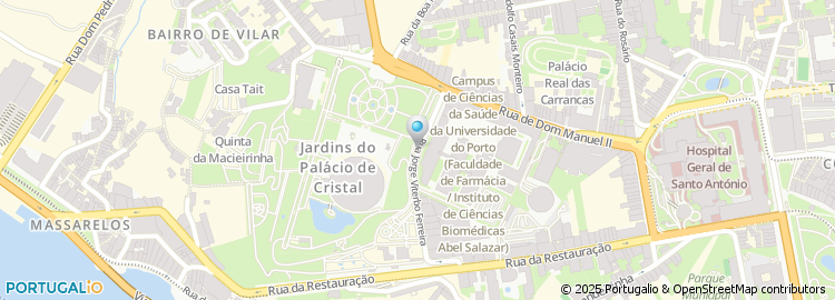 Mapa de Associação dos Estudantes da FFUP