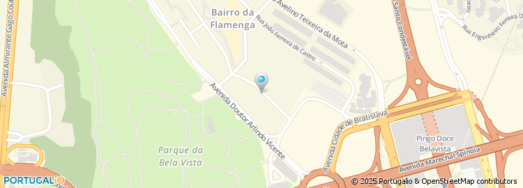 Mapa de Associação dos Moradores do Bairro Flamenga