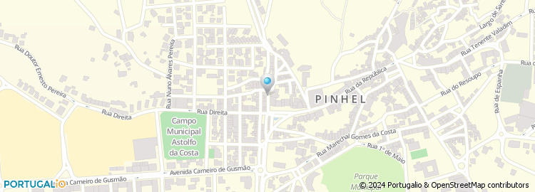 Mapa de Associação Florestal de Pinhel