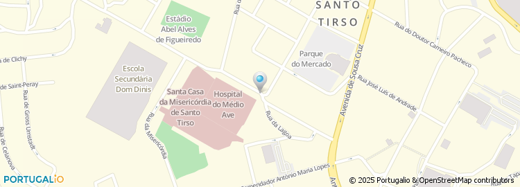 Mapa de Associação Humanitária Bombeiros Voluntários de Santo Tirso