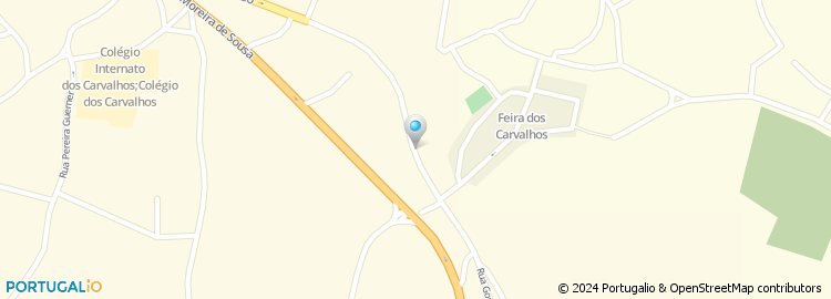 Mapa de Associação Humanitaria Bombeiros Voluntarios dos Carvalhos