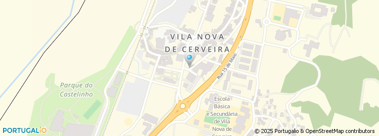Mapa de Associação Humanitaria dos Bombeiros Voluntarios