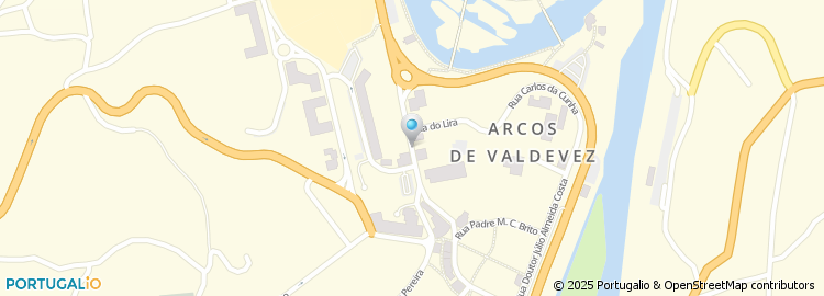 Mapa de Associação Humanitária dos Bombeiros Voluntários de Arcos de Valdevez