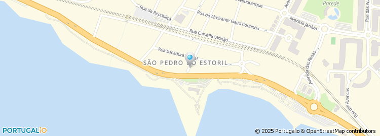 Mapa de Associação Internacional de Musica da Costa do Estoril