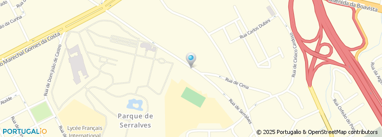 Mapa de Associação Pais e Amigos do Infantário e Jardim de Infância Dr.leonardo Coimbra Filho