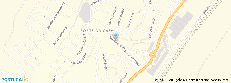 Mapa de Associação para o Desenvolvimento e Emprego no Concelho de Vila Franca de Xira, A D E