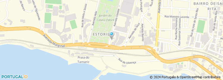 Mapa de Associação Regional de Hoteleiros da Costa Estoril Sintra e Mafra