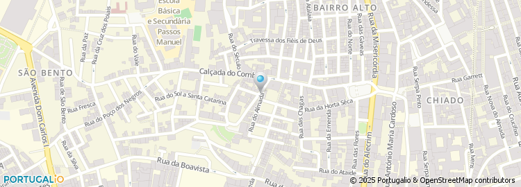 Mapa de Associação Val. Chiado