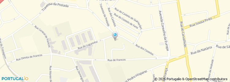Mapa de Ateneu Comercial do Porto