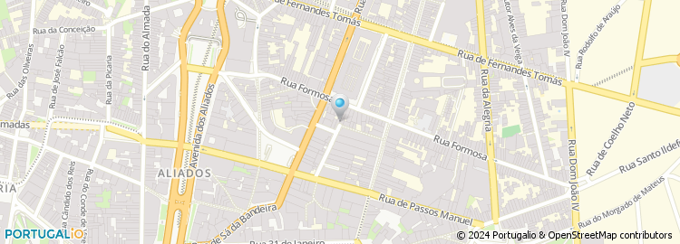 Mapa de Ateneu da Baixa - Atividades Hoteleiras, Unipessoal Lda