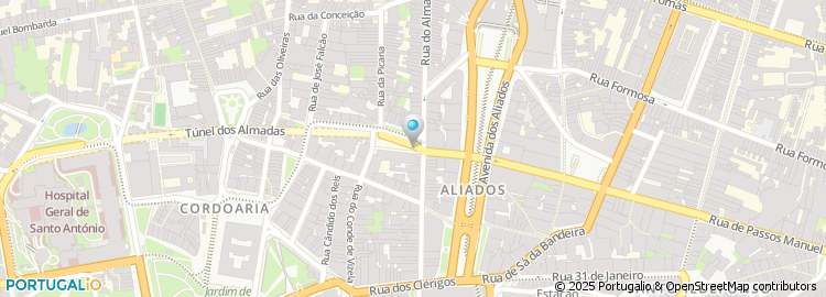 Mapa de Augusto Moura Nunes, João Rossa, T Martins,J Jorge & As. - Soc.Advogados