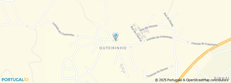 Mapa de Auto Mar a Vista - Oficina Pneus e Reparações Auto, Lda