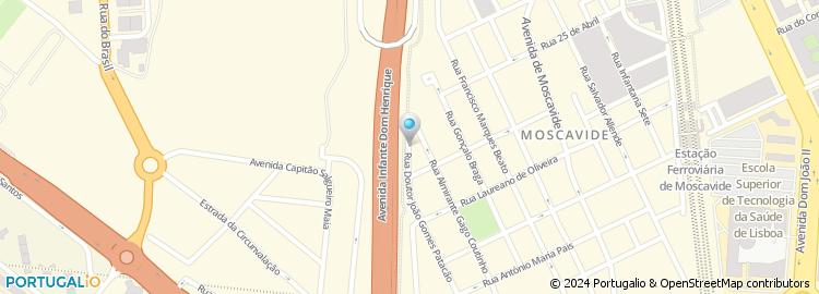 Mapa de Auto Reparações de Moscavide de Carrilho & Ruivo, Lda
