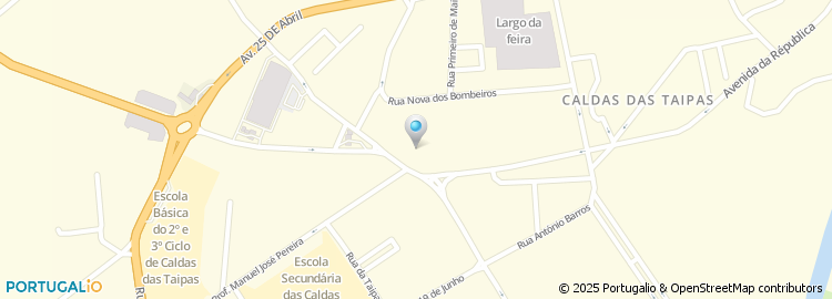 Mapa de Auto Reparadora Central de Caldas das Taipas, Lda