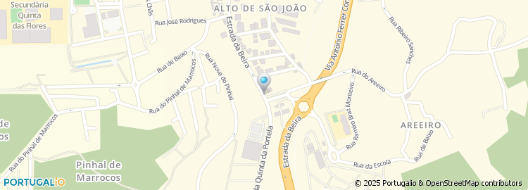 Mapa de Auto Reparadora do Calhabe, Lda