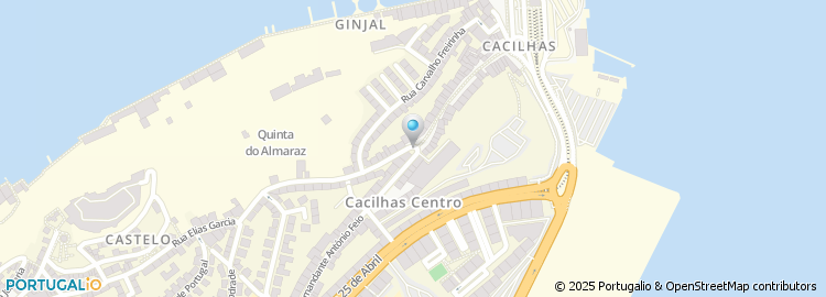 Mapa de Auto Serv. Central de Almada, Lda