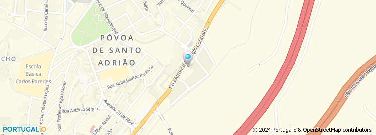 Mapa de Auto Sport da Povoa de Santo Adrião, Lda