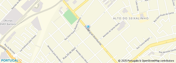 Mapa de Auto Táxis Carlos Fonseca, Lda, Barreiro