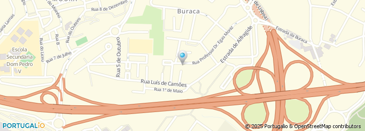 Mapa de Auto Táxis Estrela da Luz Lda