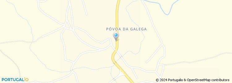 Mapa de Auto Taxis Ideal da Povoa da Galega Lda
