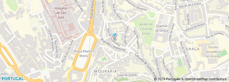 Mapa de Auto Taxis Lopes & Rogerio Lda