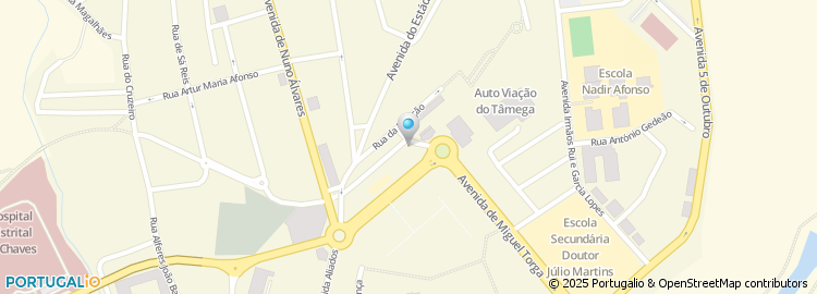 Mapa de Auto Viação do Tamega, Lda