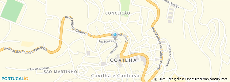 Mapa de Autocenter da Covilhã - Serviços, Acessórios e Peças Para Viaturas, Lda