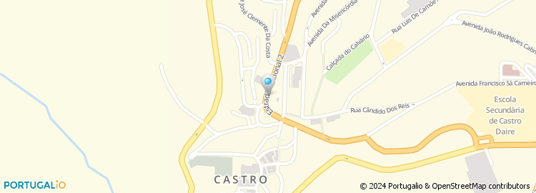 Mapa de Automóveis de Aluguer de Castro Daire