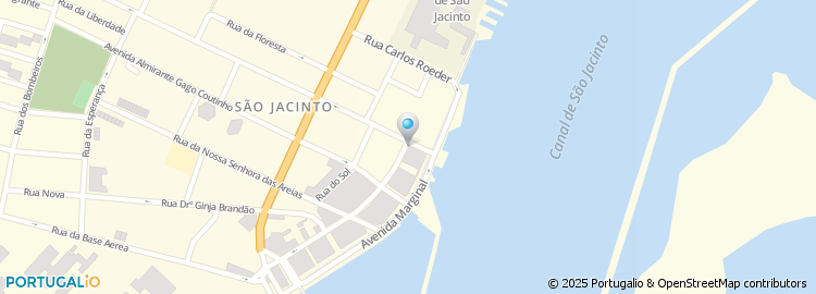 Mapa de Aveiro Polis - Soc. para o Desenvolvimento do Programa Polis em Aveiro, SA