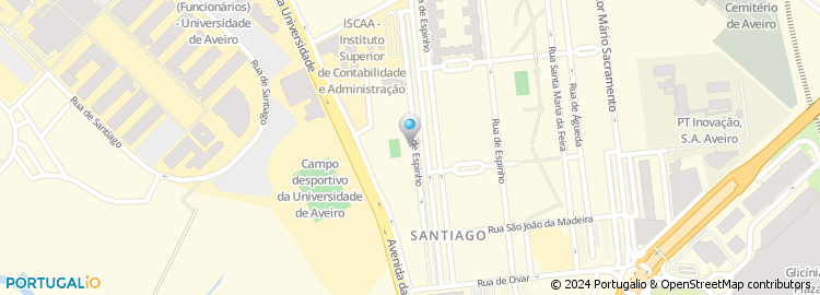 Mapa de Apartado 106, Aveiro