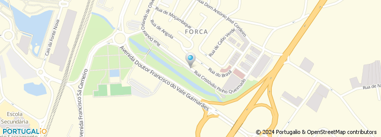 Mapa de Rua Cristóvão Pinho Queimado