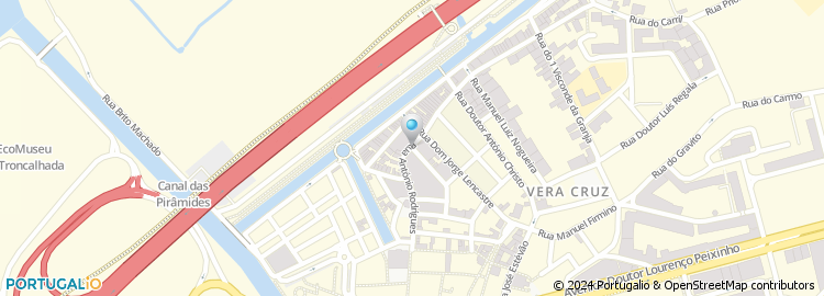 Mapa de Rua de António da Benta