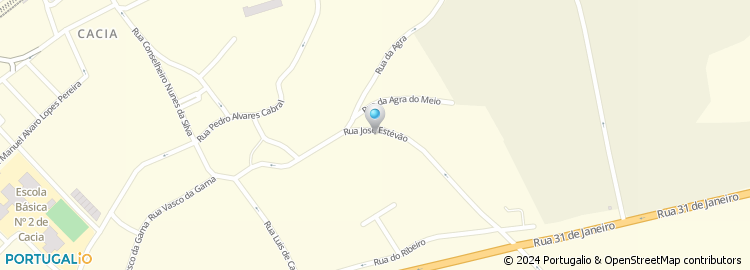 Mapa de Rua de José Estêvão