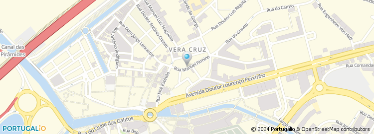Mapa de Rua Manuel Firmino