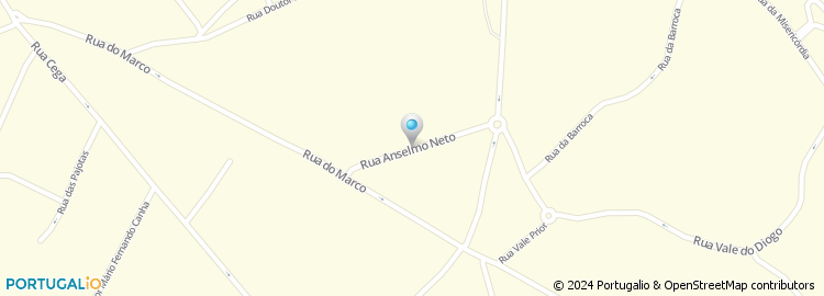 Mapa de Rua Anselmo Neto