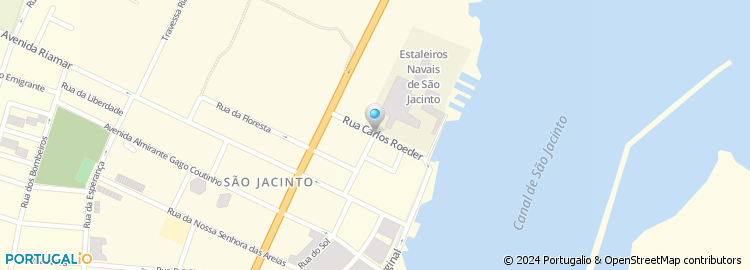 Mapa de Rua Carlos Roeder