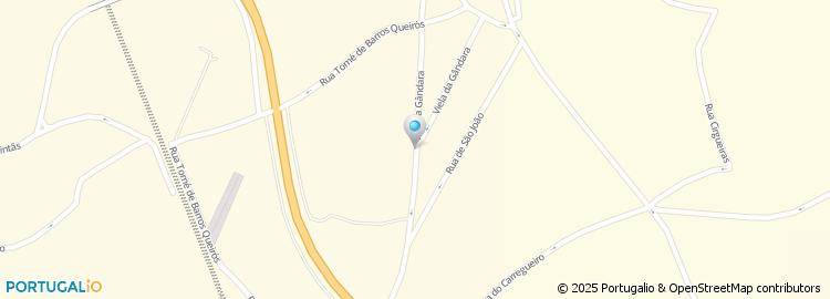 Mapa de Rua da Gândara