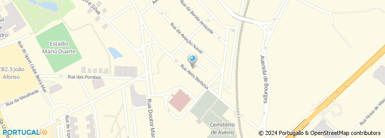 Mapa de Rua de Aires Barbosa