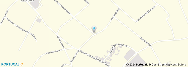 Mapa de Rua do Padre Daniel Correia Rama