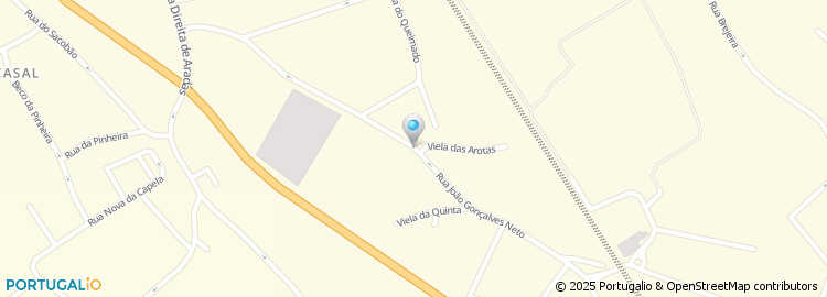 Mapa de Rua Professor Júlio Catarino