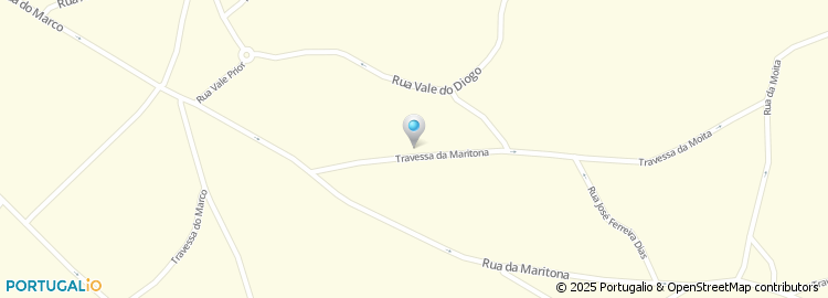 Mapa de Travessa da Maritona