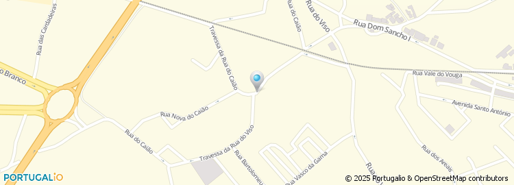 Mapa de Travessa da Rua do Viso