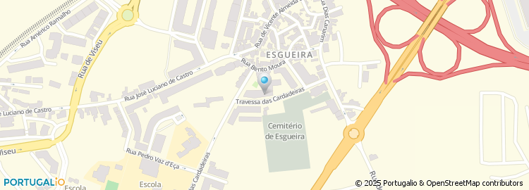 Mapa de Travessa das Cardadeiras