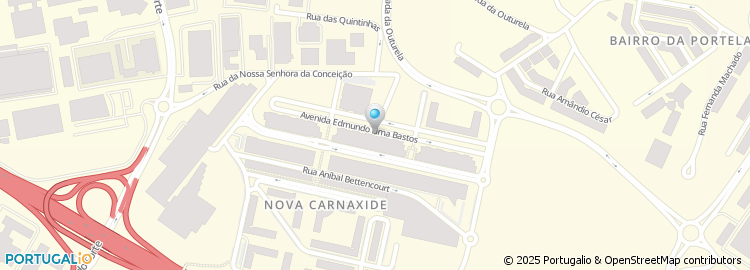 Mapa de Avis Rent-a-Car, Carnaxide