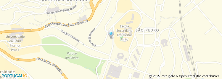 Mapa de Avis Rent-a-Car, Covilhã