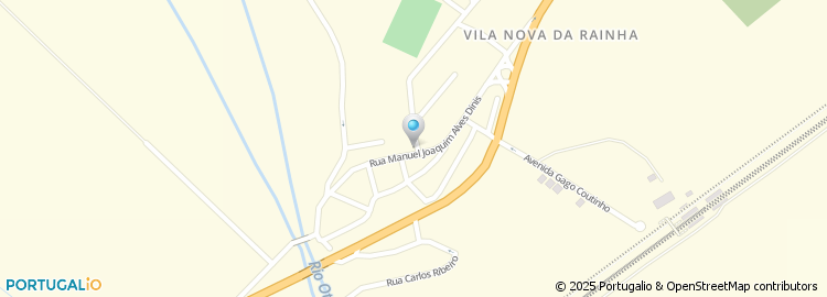 Mapa de Apeaderio de Vila Nova da Rainha