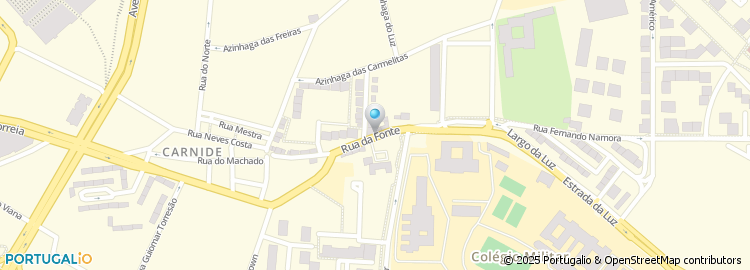 Mapa de Rua Fonte da Serra
